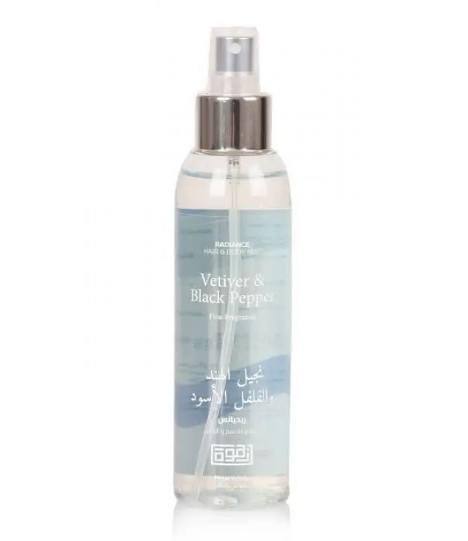 ريديانس معطر للجسم والشعر نجيل الهند والفلفل الأسود 150مل
