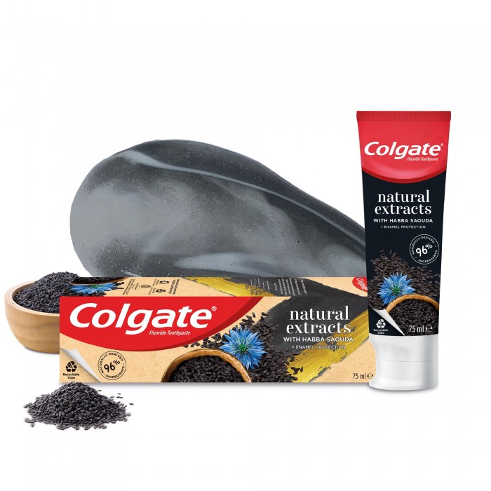 Colgate Toothpaste with Natural Extracts Habba Sauda 75ml