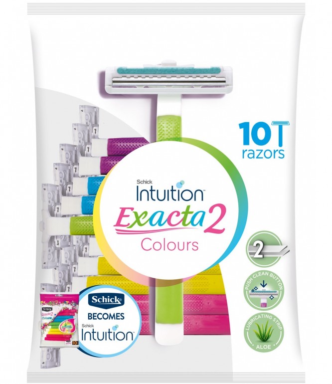 Schick Intuition EXACTA2 COLOURS 10 