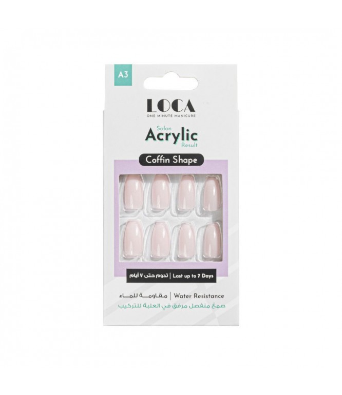 Loca Nails Acrylic Coffin A3 Ombre – 1 Pack