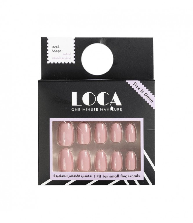 Loca Nails Oval Mini Pink #1 1Piece