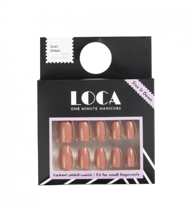 Loca Nails Oval Mini Nude #6 1Piece
