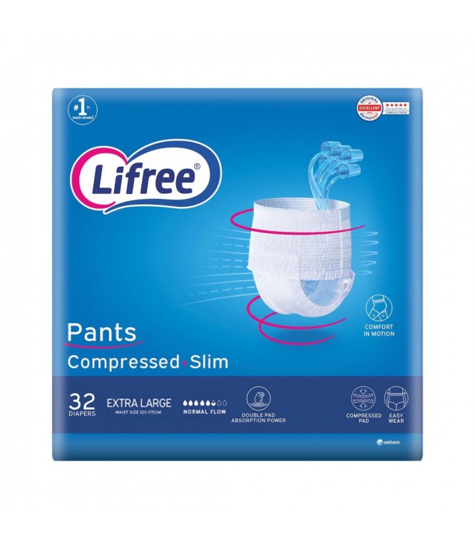 Lifree Pants Normal XL/Adult Diaper 32's