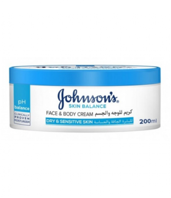 Johnson’s Skin Balance Face & Body Cream 200ml