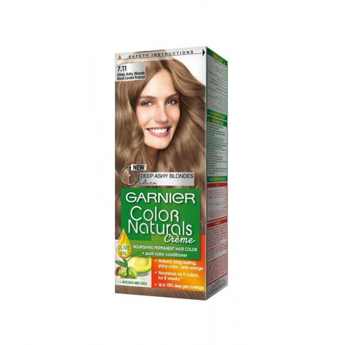 Garnier Color Naturals Hair Dye 7.11 Deep Ashy Blonde