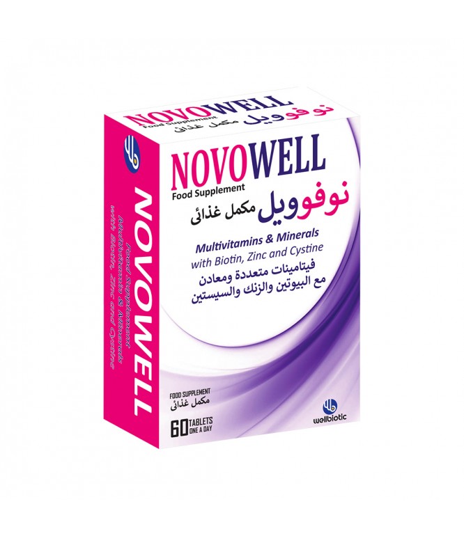 NOVOWELL Hair, Skin & Nails 60 Tablets