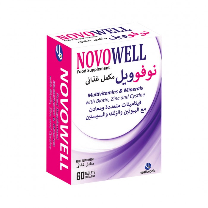 NOVOWELL Hair, Skin & Nails 60 Tablets