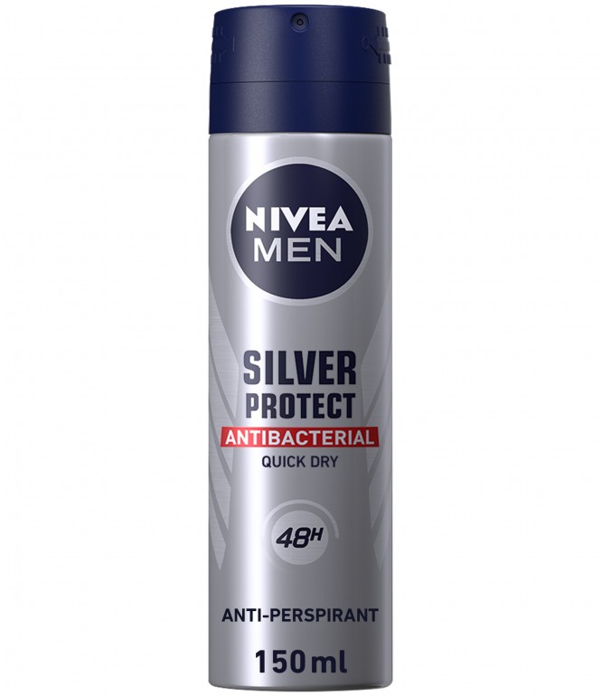 Nivea Spray Sliver Protect for Men 150 ml