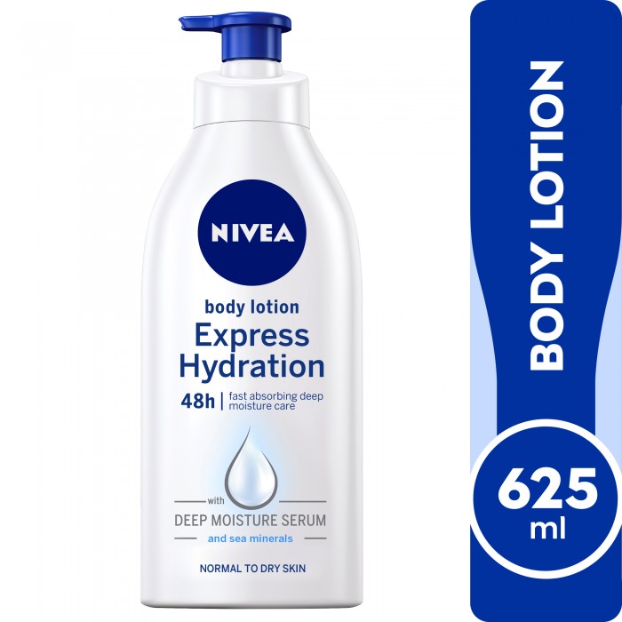 Nivea Body Lotion Express Hydration- 625 Ml