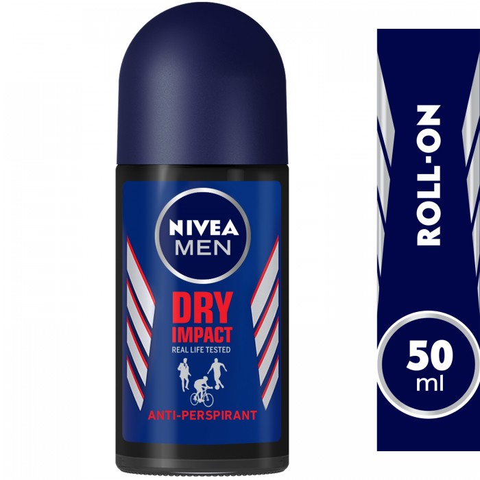 Nivea Men Deodorant Dry Impact Plus Roll On 50ml