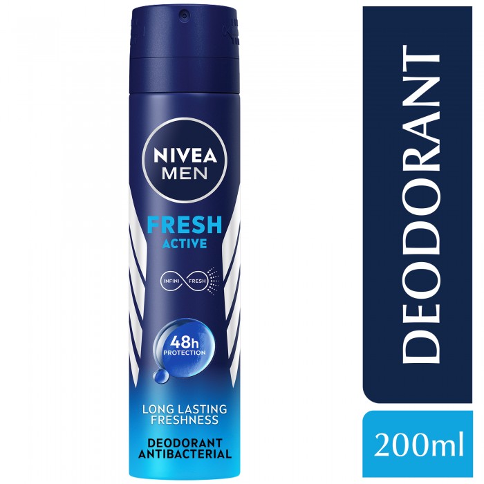 Nivea Men Deodorant Spray Fresh Active 200ml