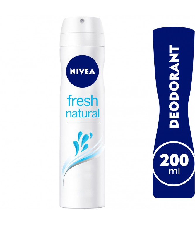 Nivea Deodorant Fresh Natural Women Spray 200ml 