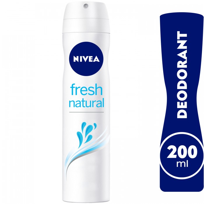 Nivea Deodorant Fresh Natural Women Spray 200ml 