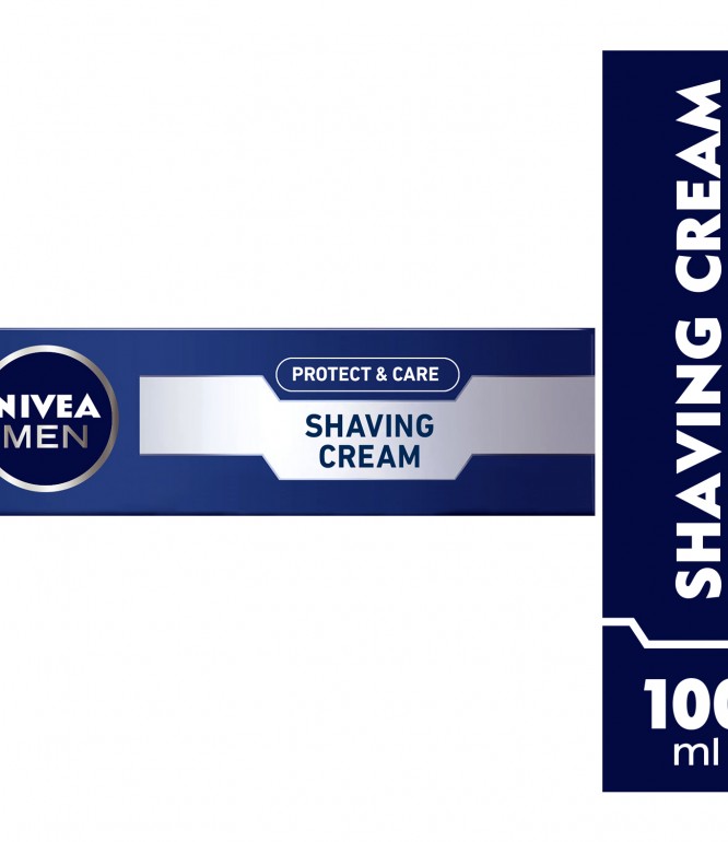 NIVEA MEN Shaving Cream, Protect & Care Aloe Vera, 100ml