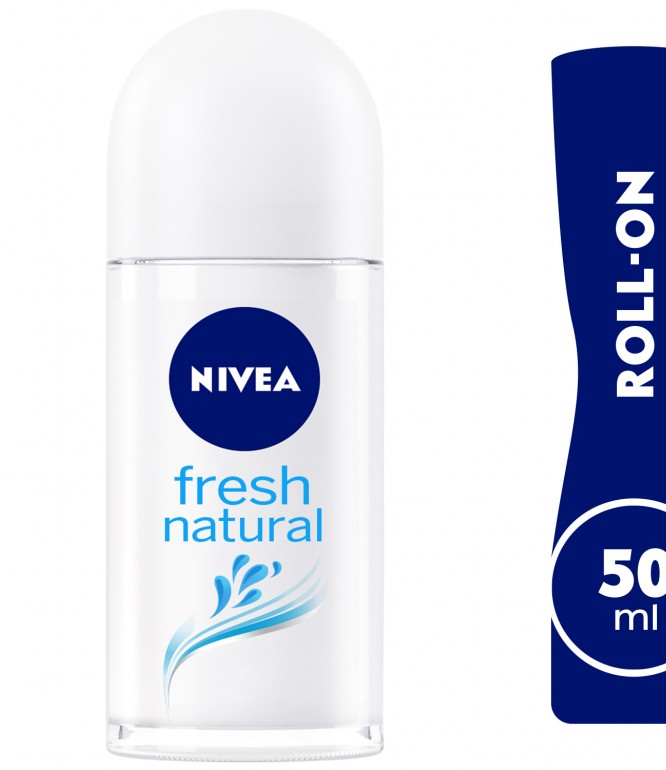 NIVEA Deodorant Roll-on for Women, 48h Protection, Fresh Natural Ocean Extracts, 50ml