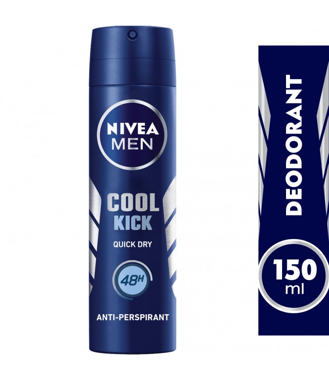 Nivea Men Cool Kick Deodorant Spray - 150ml