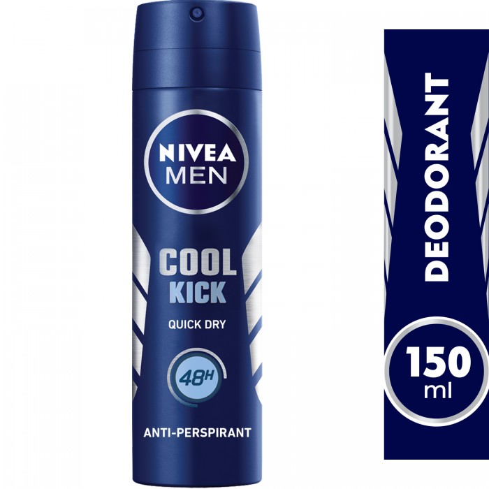 Nivea Men Cool Kick Deodorant Spray - 150ml