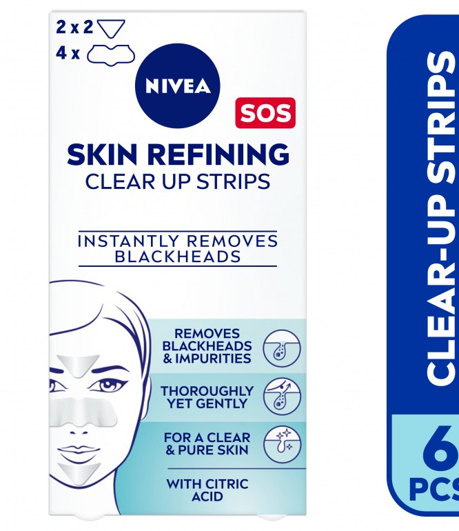 Nivea Face Clear-Up Strips 6 Strips