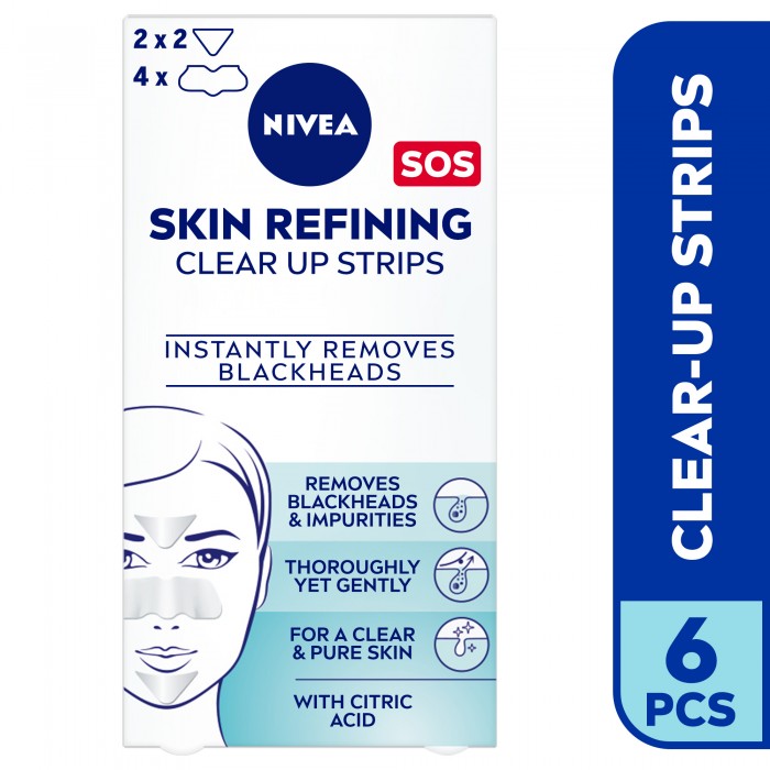 Nivea Face Clear-Up Strips 6 Strips