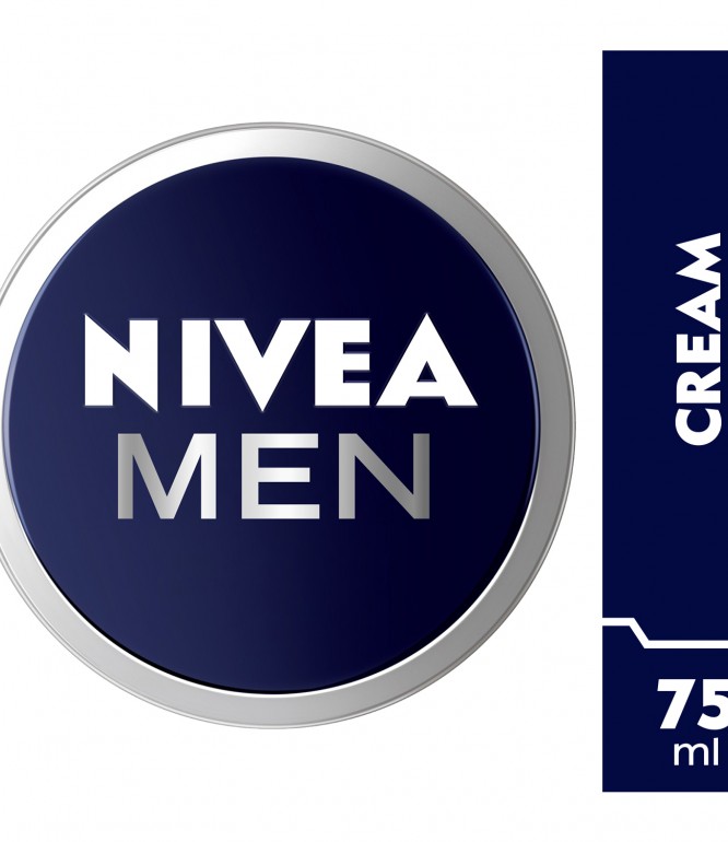 NIVEA MEN Face, Body & Hands Cream Moisturising, Tin 75ml