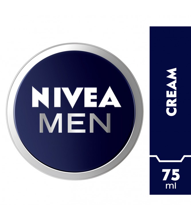 NIVEA MEN Face, Body & Hands Cream Moisturising, Tin 75ml