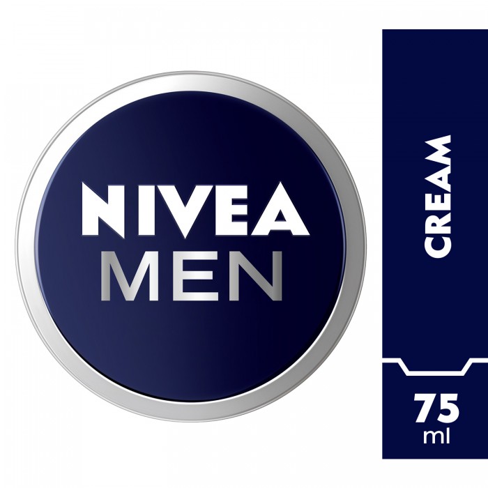 NIVEA MEN Face, Body & Hands Cream Moisturising, Tin 75ml