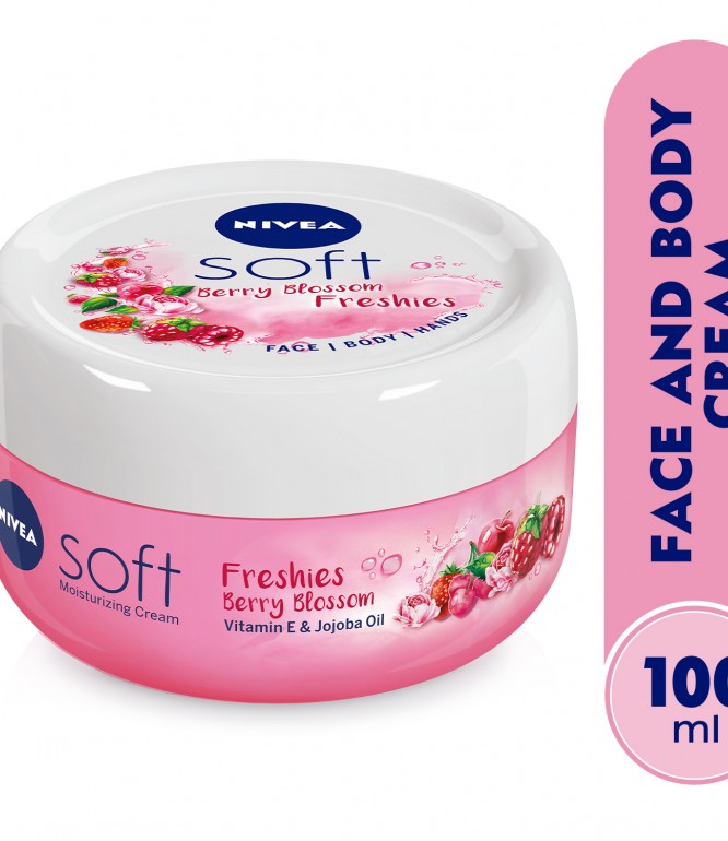 Nivea Soft Cream Raspberry Blossom Fresh 100 ml