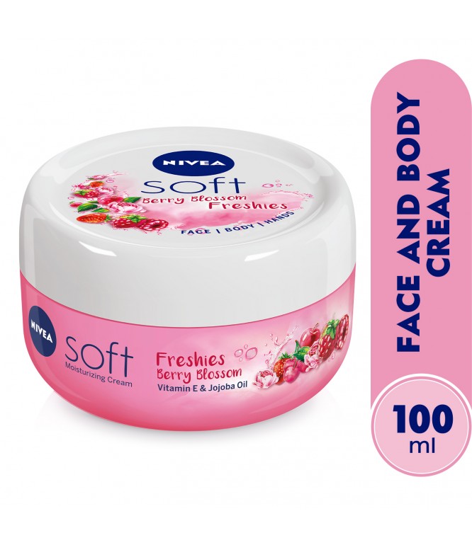 Nivea Soft Cream Raspberry Blossom Fresh 100 ml