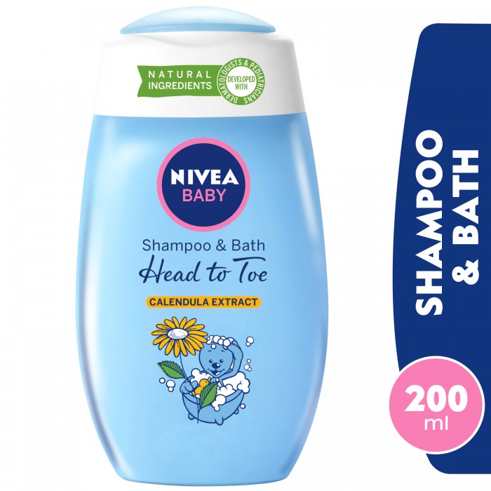 Nivea Baby Shampoo And Bath Head To Toe - 200ml