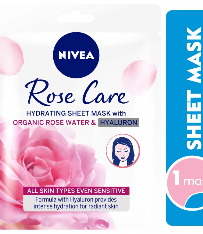 Nivea Rose Care Hydrating Sheet Mask 