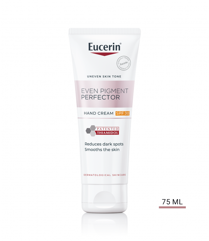يوسيرين إيفن بيجمنت بيرفكتور كريم يدين مفتّح مع واقي شمس SPF 30 بحجم 75 مل