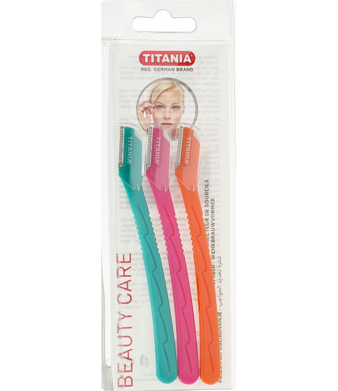 Titania eyebrow defining blade 3 Pcs