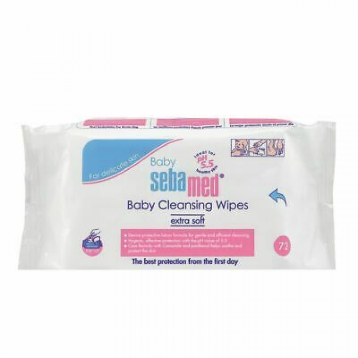 Sebamed Baby Cleansing Wipes 72Pieces