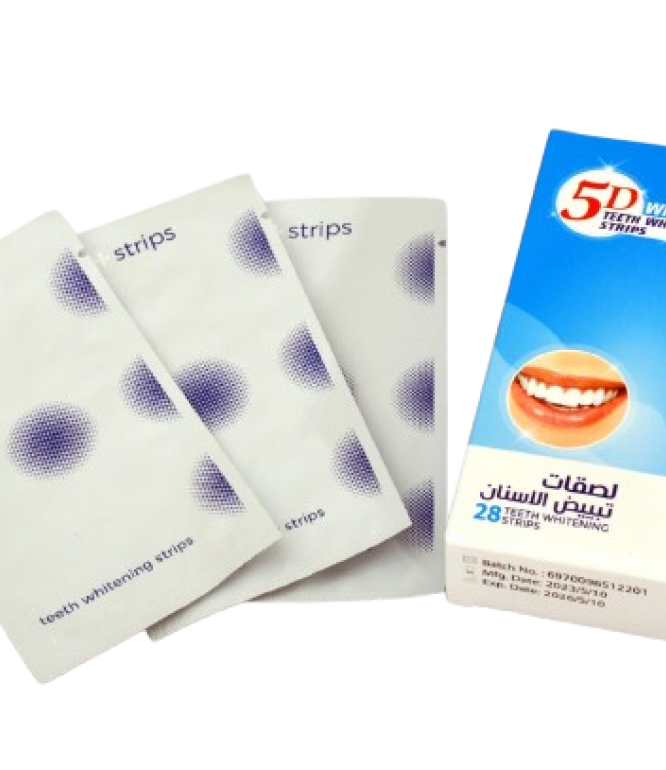 فايف دي وايت بلس تبييض الاسنان 28 لصقة