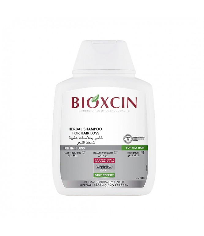 Bioxcin Herbal Shampoo for Hair Loss for Oily Hair 300 ml