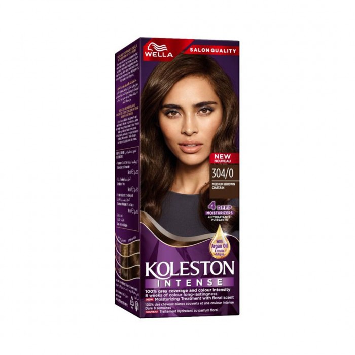 Koleston Hair Color Cream 304/0 Med Brown