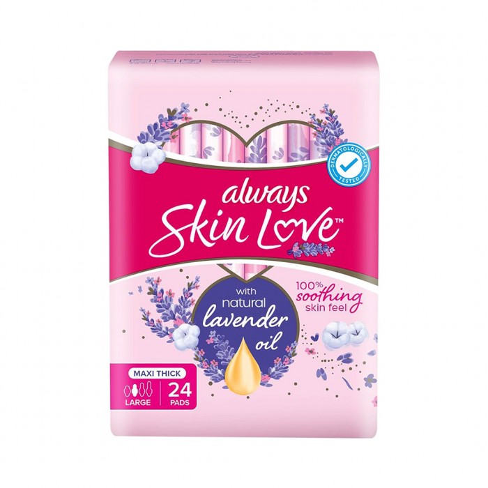 Always Large Wings sensitive skin full protection 24 pieces