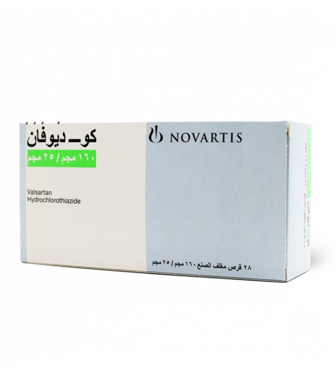 كو ديوفان 160/25مجم 28 قرص