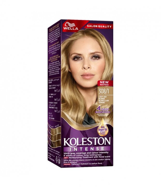 Koleston Hair Color 308/1 Ash Blonde
