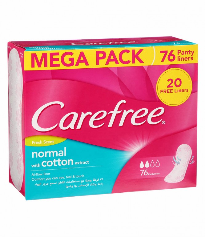Care Free Cotton Fresh Diapers 76'S 