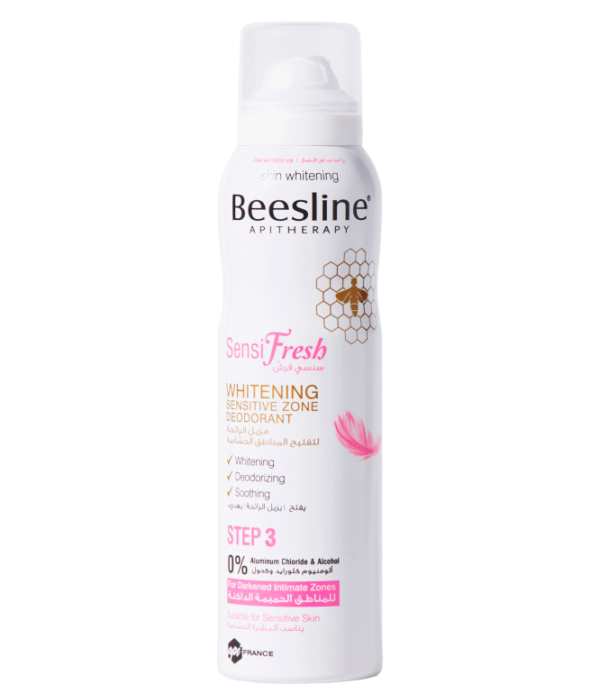 Beesline Sensi Fresh Sensitive Zone Deodorant and whitening Spray 150ml