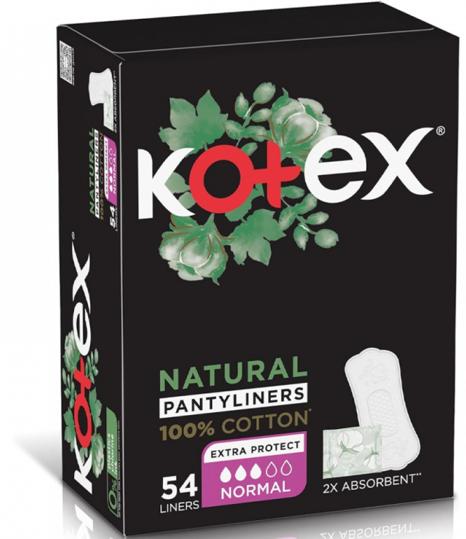 Kotex Liners Normal Flat 54Pieces