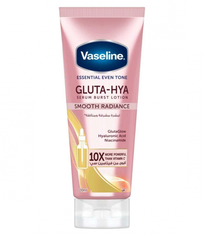 Vaseline Gluta-Hya Smooth Radiance Lotion Tube 200ml