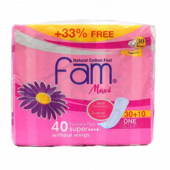 Fam Maxi 1 Step Female Diaper 40's