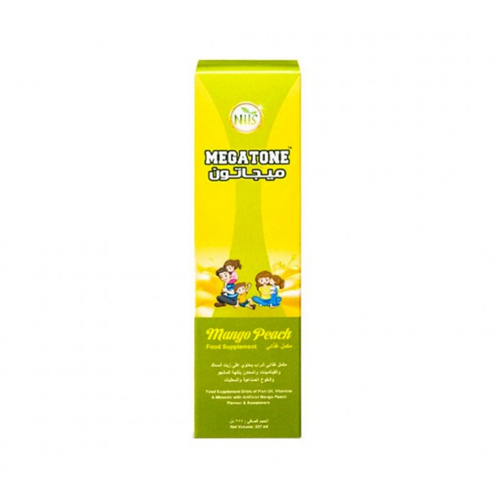 NHS, Megatone, Omega 3, Mango Peach, 227 Ml