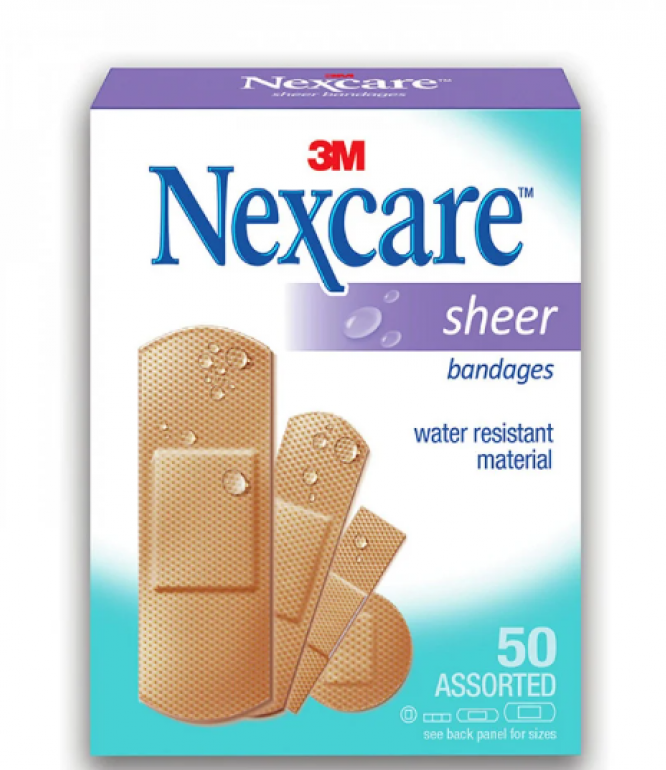 3M Nexcare Bandage Assorted 50Pieces