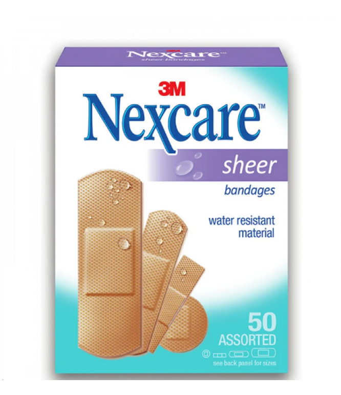 3M Nexcare Bandage Assorted 50Pieces