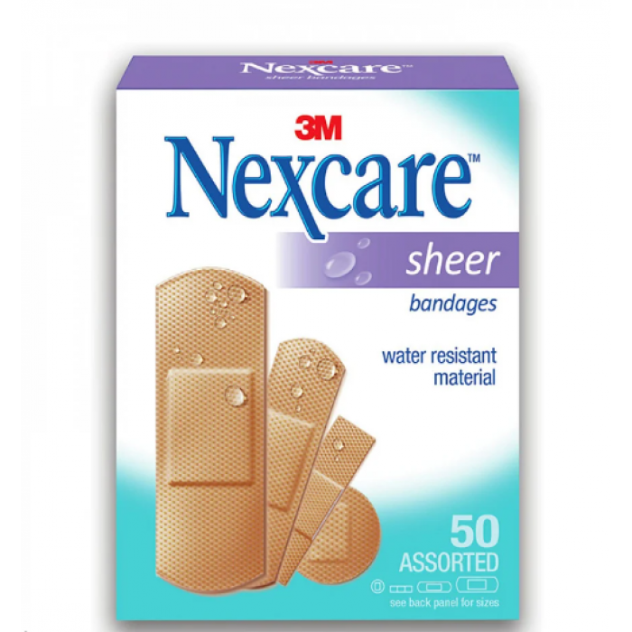 3M Nexcare Bandage Assorted 50Pieces