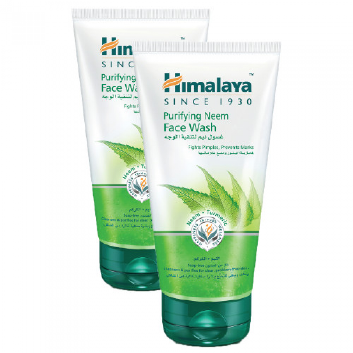 Himalaya Purifying Neem Face Wash Neem & Turmeric 2 X 150Ml