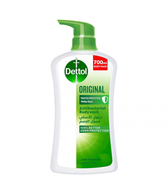 Dettol Original Shower Gel & Body Wash Pine Fragrance 700Ml